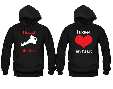 I Locked My Heart - I Found The Key I Locked My Heart - I Found The Key Sweats à Capuche unisexe pour couple