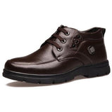 MUHUISEN Male Business Soft Casual Leather Shoes