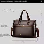 Practical Leather Crossbody Bag