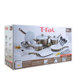 T-Fal Celebrate Ceramic 14-Piece Champagne Cookware Set